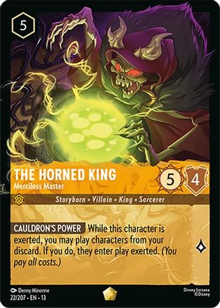 The Horned King (Merciless Master) - 22/204 - Legendary