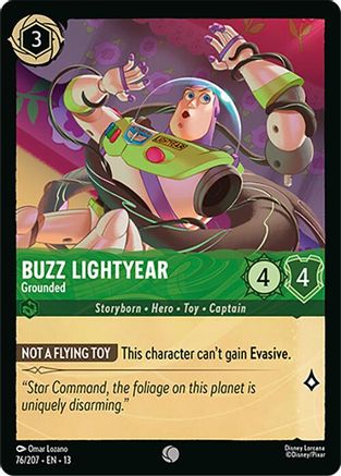 Buzz Lightyear (Grounded) - 76/204 - Common (Foil)