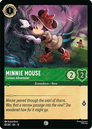 Minnie Mouse (Curious Adventurer) - 87/204 - Common