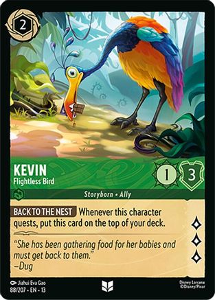 Kevin (Flightless Bird) - 88/204 - Uncommon (Foil)