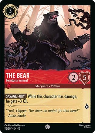 The Bear (Territorial Animal) - 112/204 - Common