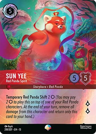 Sun Yee (Red Panda Spirit) - 218/204 - Epic
