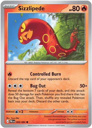 Sizzlipede - 009/083 - Common