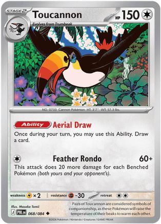 Toucannon - 068/084 - Uncommon - Reverse Holo