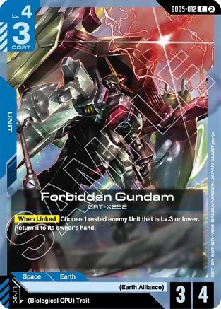 Forbidden Gundam (GD05-012) - Common