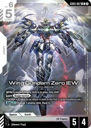 Wing Gundam Zero (EW) (GD05-067) - Legend Rare