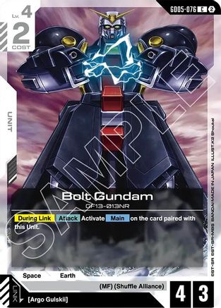 Bolt Gundam (GD05-076) - Common