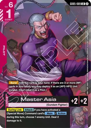 Master Asia (GD05-089) - Legend Rare
