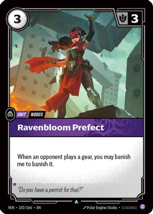 Ravenbloom Prefect - 102/166 - Uncommon (Foil)