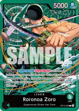Roronoa Zoro (OP12-020) - OP12-020 - Leader