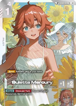Suletta Mercury (C+) (SP) (ST01-011) - C+