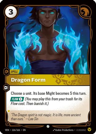 Dragon Form - 116/166 - Common (Foil)