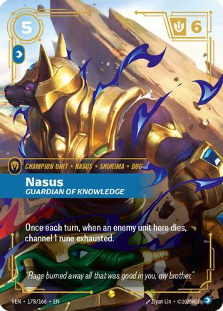 Nasus - Guardian of Knowledge (Overnumbered) - 178/166 - Showcase