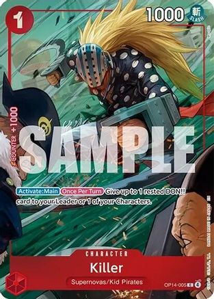 Killer (One Piece Card Game Illustration Box Vol. 8) - OP14-005 - Common