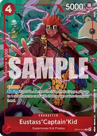 Eustass"Captain"Kid (One Piece Card Game Illustration Box Vol. 8) - OP14-014 - Rare
