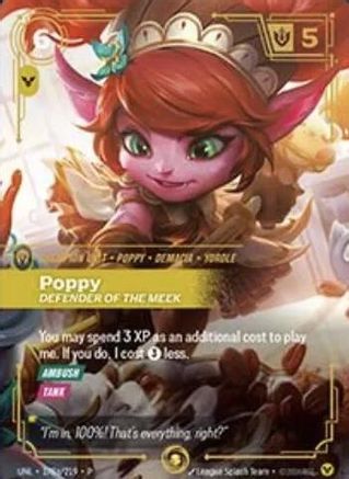 Poppy - Defender of the Meek (Alternate Art) - 178a/219 - Promo