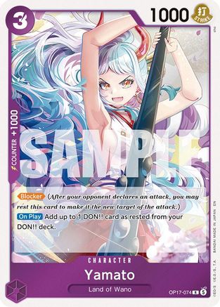 Yamato - OP17-074 - Rare (Presale)