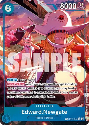 Edward.Newgate (TR) - OP17-040 - Treasure Rare (Presale)