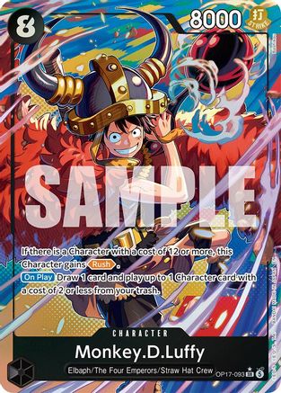 Monkey.D.Luffy (Alternate Art) - OP17-093 - Super Rare (Presale)