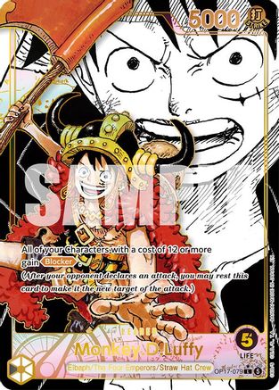 Monkey.D.Luffy (Super Leader Alternate Art) - OP17-079 - Leader (Presale)