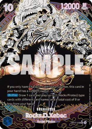 Rocks.D.Xebec (Super Alternate Art) - OP17-118 - Secret Rare (Presale)