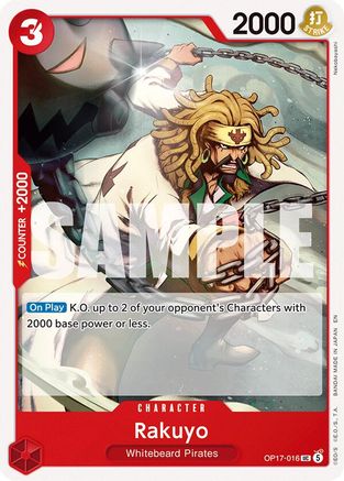Rakuyo - OP17-016 - Uncommon (Presale)