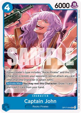 Captain John - OP17-044 - Uncommon (Presale)