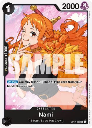 Nami - OP17-086 - Uncommon (Presale)