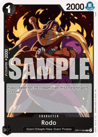 Rodo - OP17-094 - Uncommon (Presale)