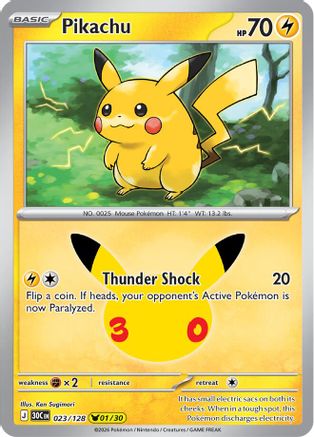 Pikachu - 023/128 - Pikachu Rare
