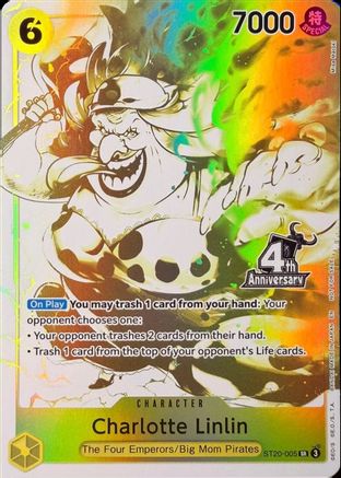 Charlotte Linlin (4th Anniversary Treasure Campaign Pack) - ST20-005 - Super Rare