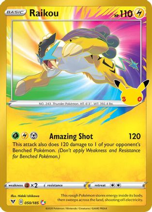 Raikou - 050/185 - Classic Collection