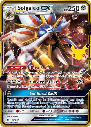 Solgaleo GX - 089/149 - Classic Collection