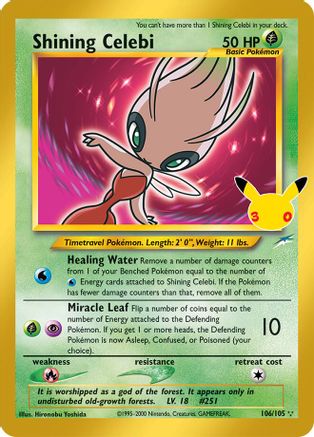 Shining Celebi - 106/105 - Classic Collection