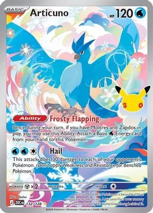Articuno - 132/128 - Illustration Rare