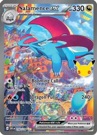 Salamence EX - 156/128 - Special Illustration Rare