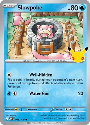 Slowpoke - 016/128 - Common