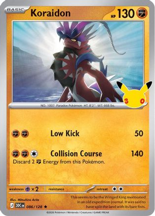 Koraidon - 086/128 - Rare