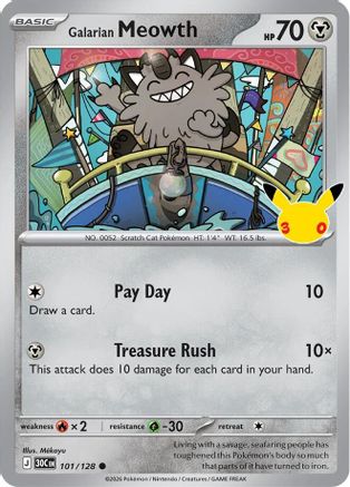 Galarian Meowth - 101/128 - Common