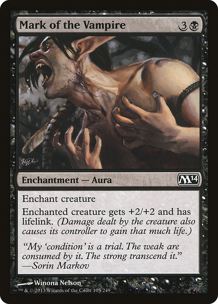 Mark of the Vampire (M14-105) Foil