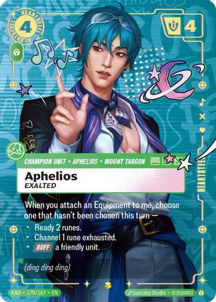 Aphelios, Exalted (Showcase) - 179/167 - Showcase