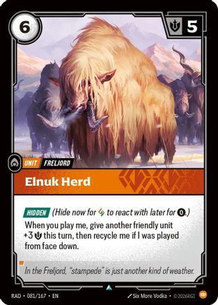 Elnuk Herd - 081/167 - Uncommon