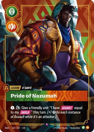 K'Sante, Pride of Nazumah - 147/167 - Rare