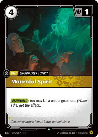 Mournful Spirit - 126/167 - Uncommon (Foil)