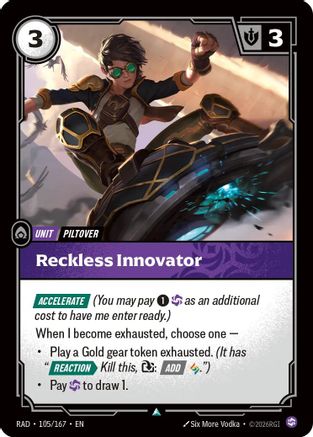 Reckless Innovator - 105/167 - Uncommon