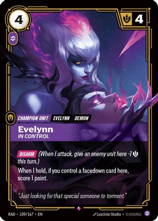Evelynn, In Control - 109/167 - Rare