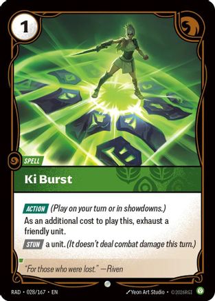 Ki Burst - 028/167 - Common