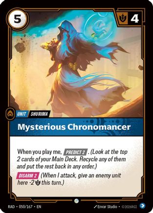 Mysterious Chronomancer - 050/167 - Common