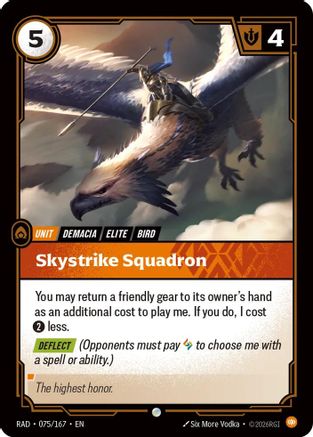 Skystrike Squadron - 075/167 - Common (Foil)