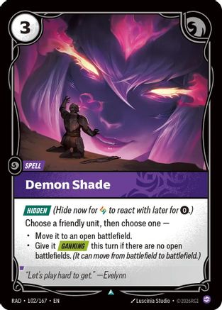 Demon Shade - 102/167 - Uncommon (Foil)